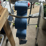 Blue pad and walker with metal frame - thumbnail 4 of 4