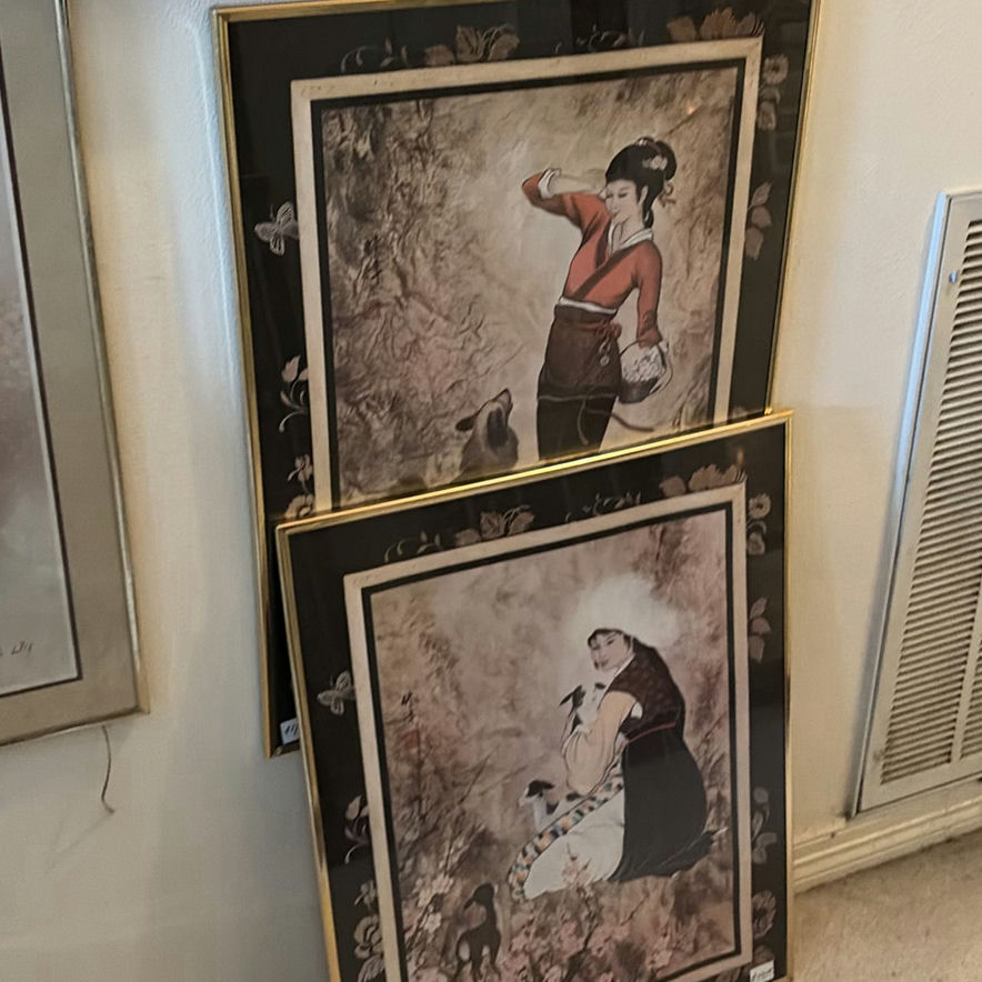 Assorted framed art and wall clocks - image 8 of 15