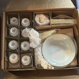 Ivory Elegance porcelain dinnerware set (bowls and mugs) - thumbnail 6 of 7