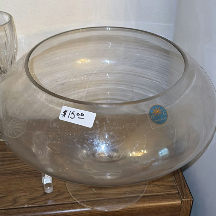 Crystal Glassware Collection with Bowls, Compotes, and Stemware - image 4 of 11