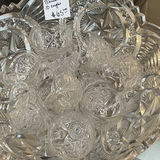 Crystal punch bowl with ten cups - thumbnail 5 of 5