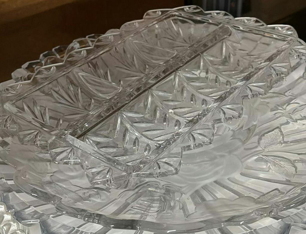 Crystal glass bowls and serving dishes set - image 4 of 5