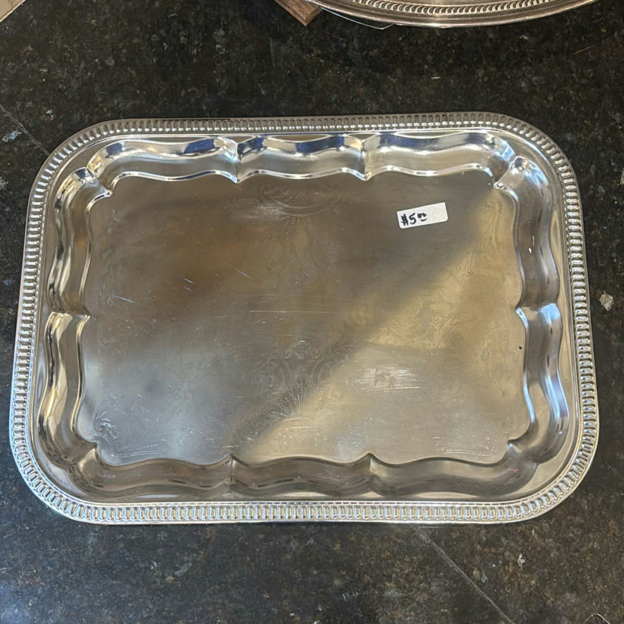 Set of Serving Trays and Platters - image 4 of 7