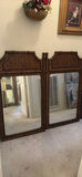 Ornate vintage mirrors, framed floral art, and decorative gold-tone sconce - thumbnail 1 of 15