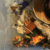 Autumn fall decor assortment with pumpkins and gold accents - thumbnail 5 of 6