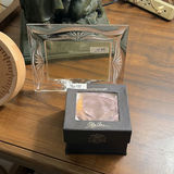 Bronze-toned figurine sculpture, round clock, glass frame, and jewelry box - thumbnail 2 of 4