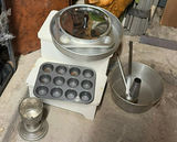 Assorted kitchenware, storage boxes, and decorative plant arrangement - thumbnail 1 of 8