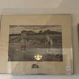 Assorted framed artworks and decorative clock - thumbnail 4 of 10