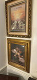 Ornate Gold-Framed Art Prints and Decorative Panel - thumbnail 1 of 11
