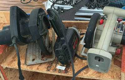 Assorted power tools and tool case - Image 1 of 9
