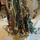 Beaded necklaces on a necklace display tree - thumbnail 8 of 10