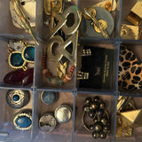 Assorted jewelry in a multi-compartment organizer - thumbnail 8 of 13