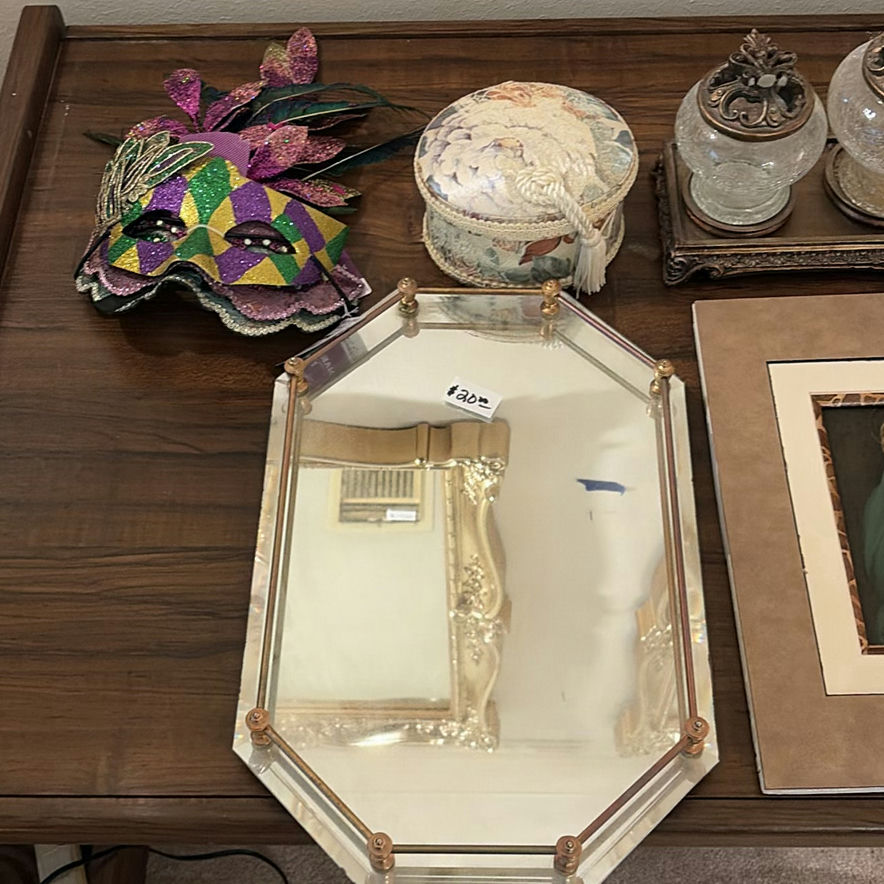 Assorted decorative antiques and home decor items - image 2 of 8