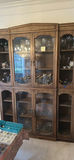 Wooden china cabinet with glass doors CABINET ONLY - thumbnail 1 of 6