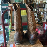Snake-skin Western boots with a white cowboy hat - thumbnail 4 of 7