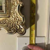 Pair of ornate gold-framed mirrors - thumbnail 5 of 5