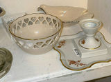 Lenox White Porcelain Decorative Set with Gold Trim - thumbnail 8 of 13