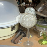 Frosted glass stemware and assorted glassware with a vintage appliance - thumbnail 7 of 9