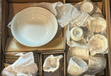 Ivory Elegance porcelain dinnerware set (bowls and mugs) - thumbnail 1 of 7