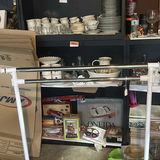 White metal clothing rack - thumbnail 2 of 3