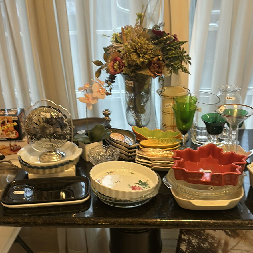 Assorted Kitchenware and Decorative Glassware - image 1 of 18