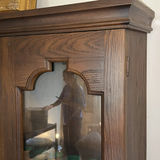 Dark wood gun cabinet with glass doors - thumbnail 7 of 7