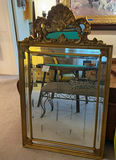 Ornate gold-framed wall mirror - thumbnail 1 of 5