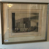 Assorted framed artworks and decorative clock - thumbnail 2 of 10