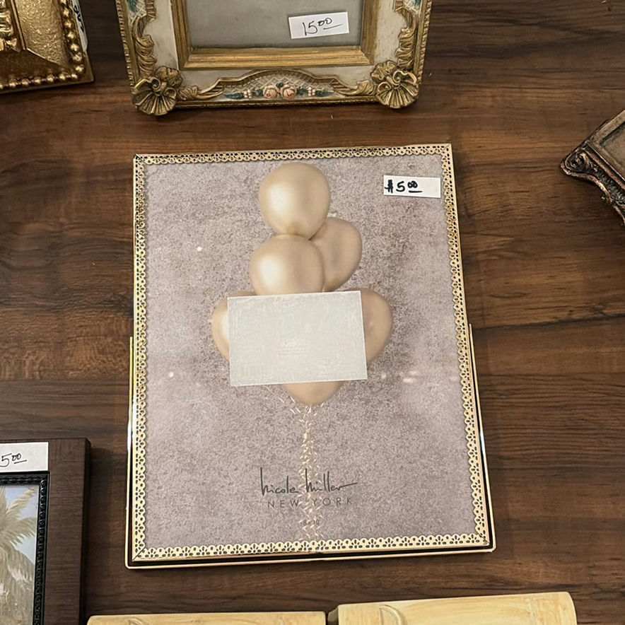 Assorted decorative frames, wall art, and sculptural accents - image 5 of 6