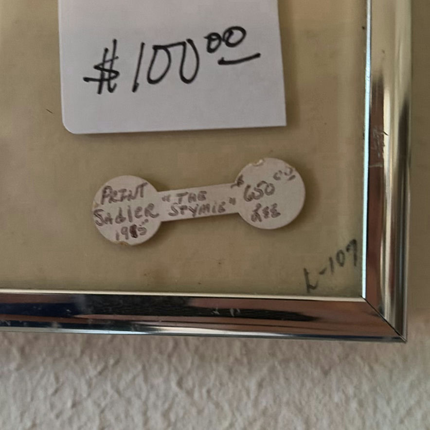 Assorted framed artworks and decorative clock - image 10 of 10