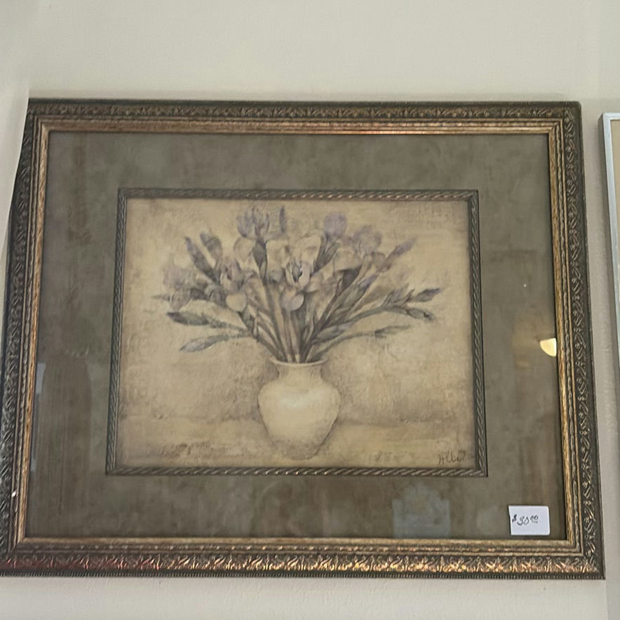 Framed art prints: still life, fruit, and golf scene - image 3 of 7
