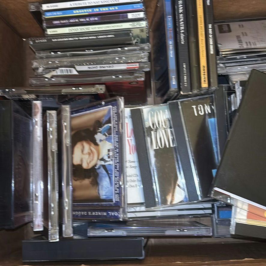 Box of CDs and Cassette Tapes - image 6 of 6
