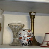 Assorted decorative glassware and brass sculpture - thumbnail 3 of 5