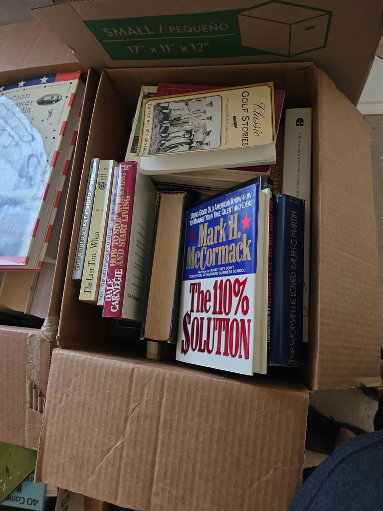 Box of assorted books - image 1 of 3