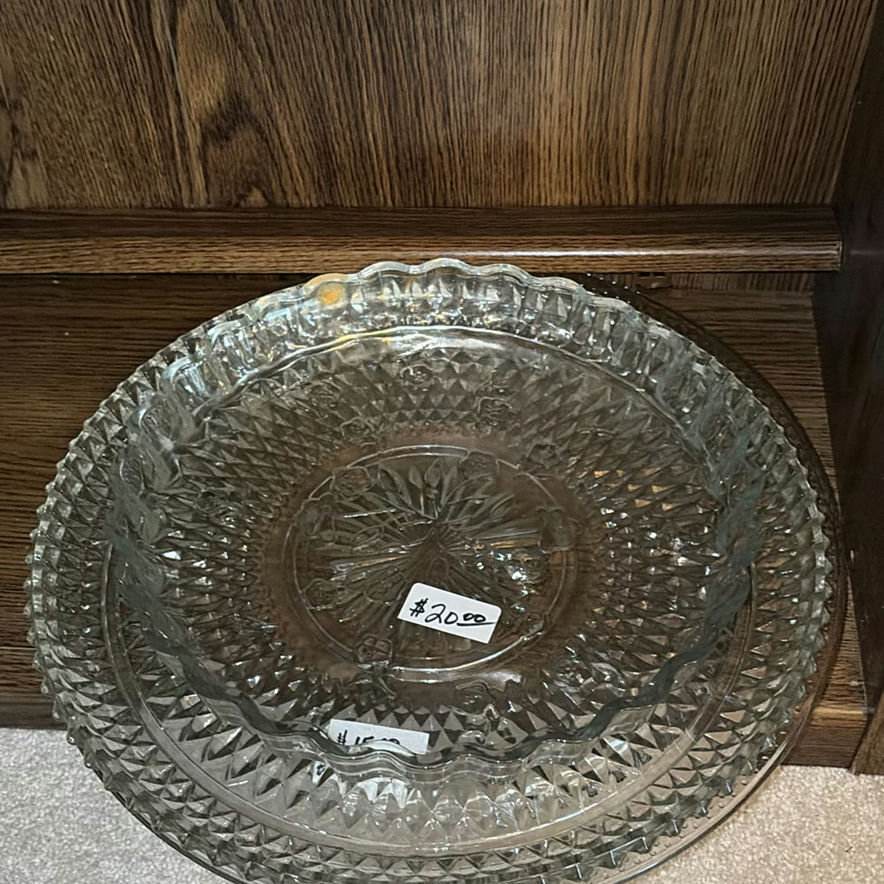 Crystal Glassware Collection with Bowls, Compotes, and Stemware - image 8 of 11