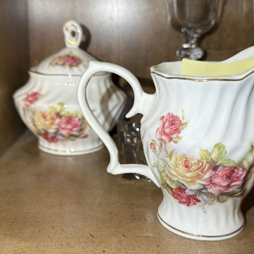 Glassware and Floral Porcelain Collection - image 5 of 8