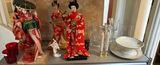 Decorative dolls, porcelain dishes, glassware, and candles - thumbnail 1 of 16