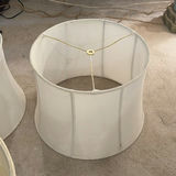 3 white fabric lampshades - thumbnail 4 of 4
