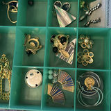 Assorted jewelry in a multi-compartment organizer - thumbnail 6 of 13