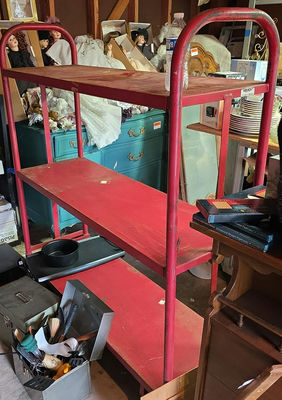 3 Shelf Rolling Cart-CART ONLY NOT ITEMS on Shelf/In Picture - Image 1 of 4