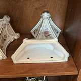Wooden Display Shelf with Framed Art and Vintage Ceramics - thumbnail 13 of 17