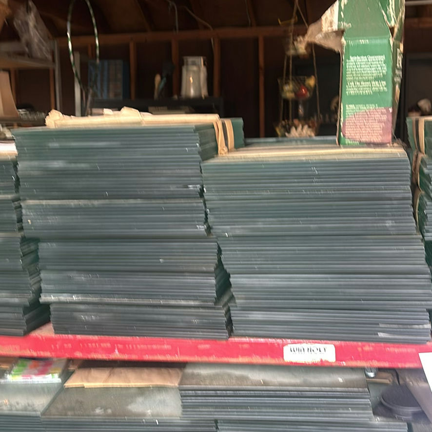 Stacks of glass and rack - image 6 of 7