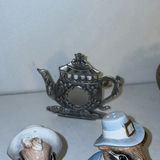 Assorted decorative home items: ornate frames, figurines, and glassware - thumbnail 4 of 7