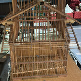 Tall multi-level wooden bird cage set - thumbnail 4 of 5