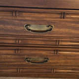 Pair of wooden dressers with four drawers - thumbnail 3 of 6