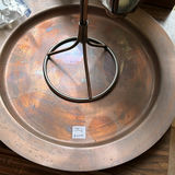 Copper lantern lamps, gauge plaque, copper tray, glassware and chandelier crystals - thumbnail 6 of 6