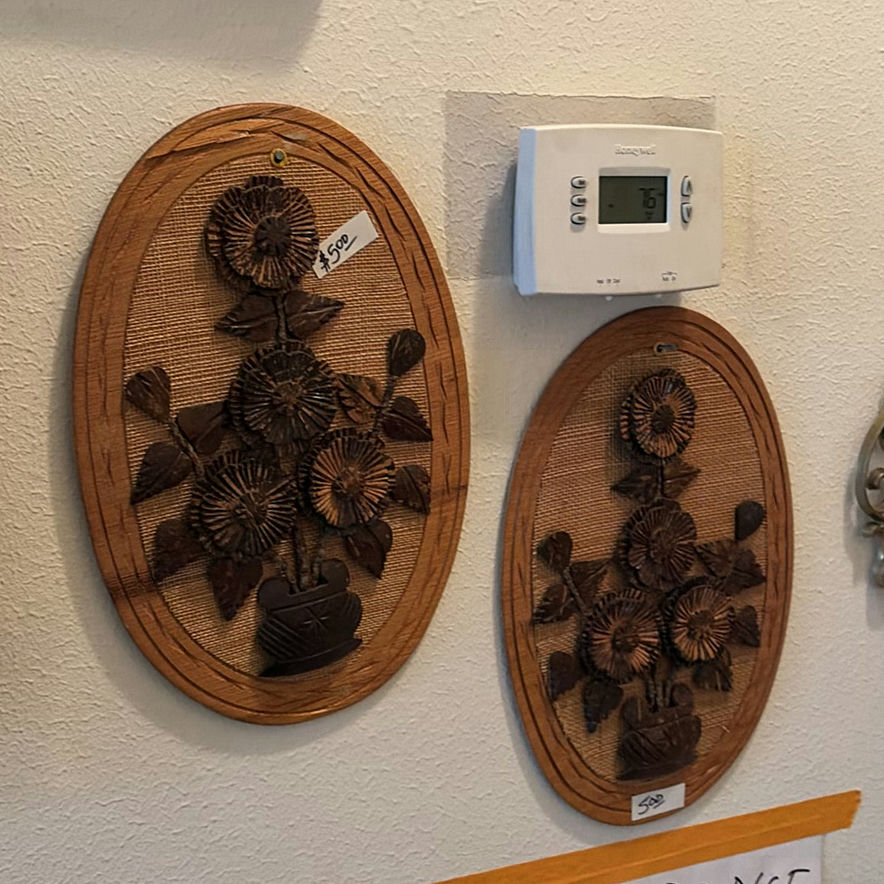 Assorted framed art and wall clocks - image 12 of 15