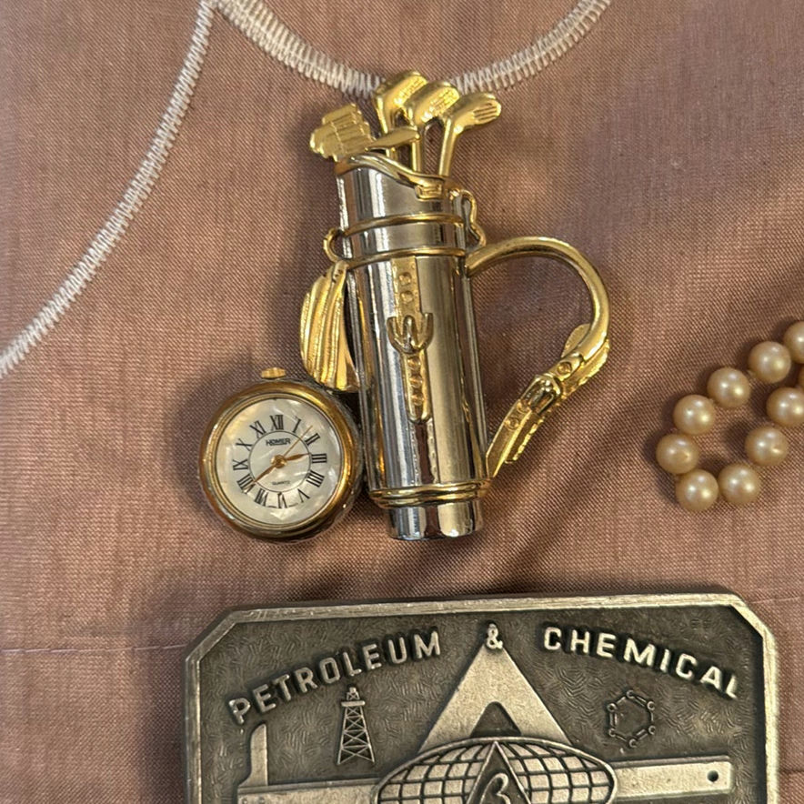 Vintage memorabilia collection with BAR X Ranch patches and assorted items - image 4 of 6