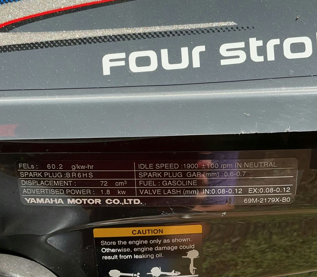 Yamaha 2.5 Four Stroke Outboard Motor - image 4 of 9