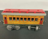 Antique Ives Tinplate Toy Train Set with Locomotive and Cars - thumbnail 4 of 12